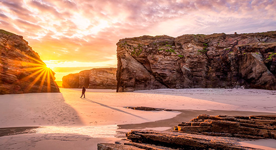 Playa de las Catedrales Playa de las Catedrales en Lugo
