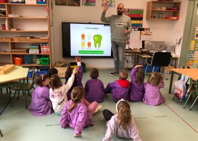 Jornadas de educación en salud oral con los más pequeños de la provincia de Lugo.