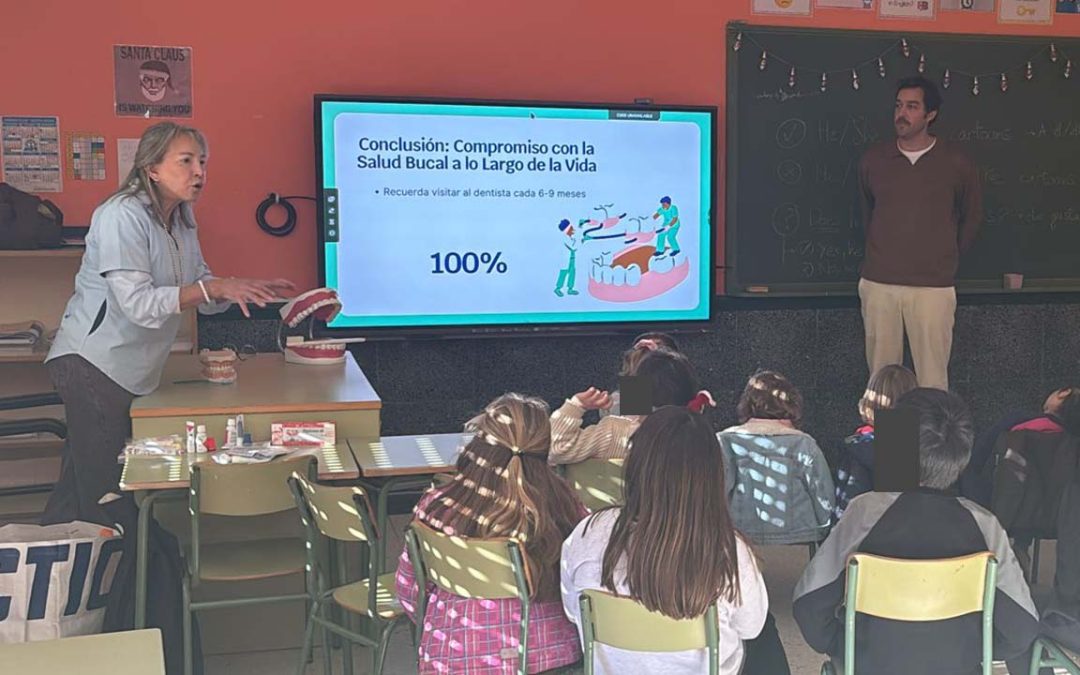 Charlas de salud oral en el Colegio Público de San Cosme
