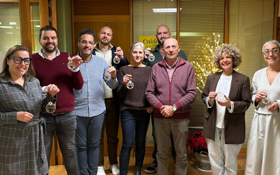 Con ASPNAIS en una iniciativa solidaria navideña